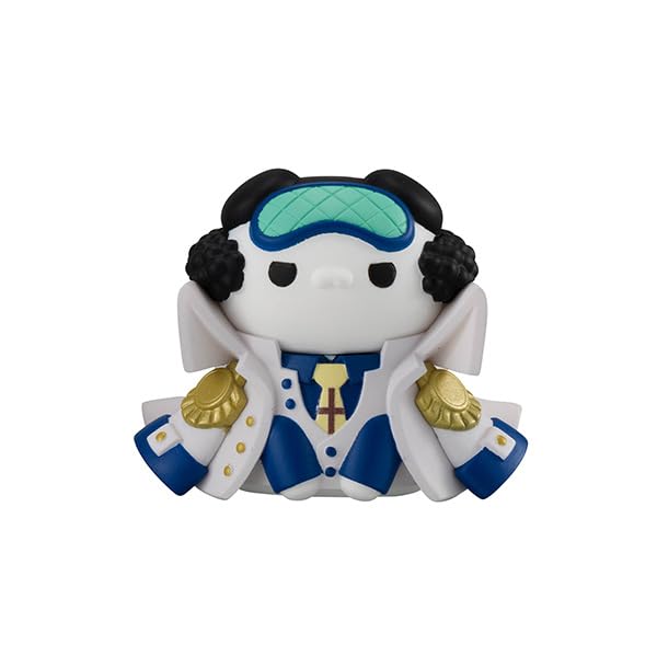 MEGA CAT PROJECT One Piece Nyampys Luffy the Navy Approximately 30mm PVC Finished Figure Nyan! Vs. (BOX) Pre-painted