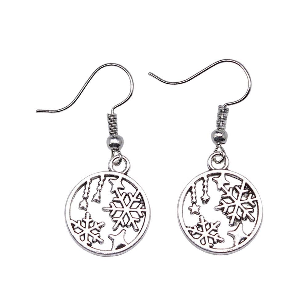 Matte Crescent Moon Dangle Earrings Sun Minimalist Gothic Lunar Drop Earrings Dark Celestial Jewelry