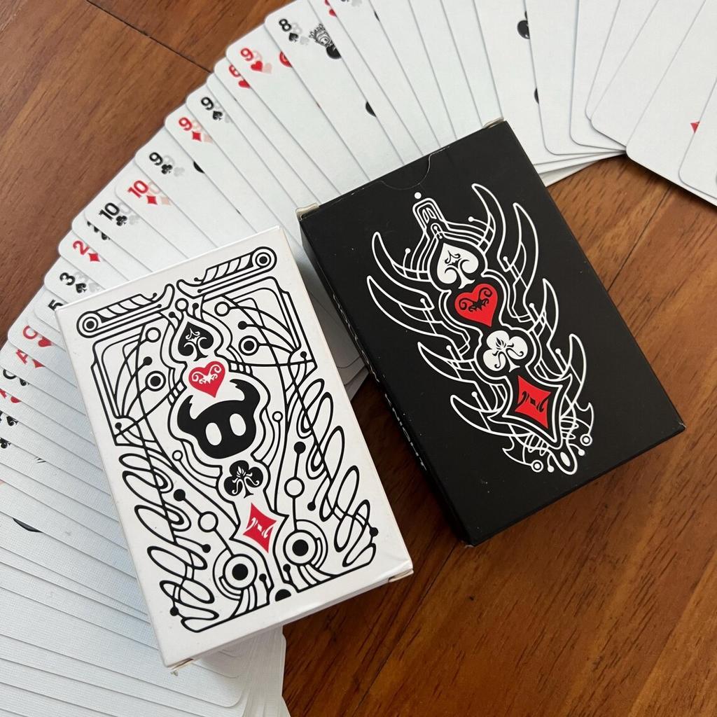 Hollow Knight Standard Poker Card Set Black And White Playing Card Game Card Group Portable Creative Board Game Gift Collection