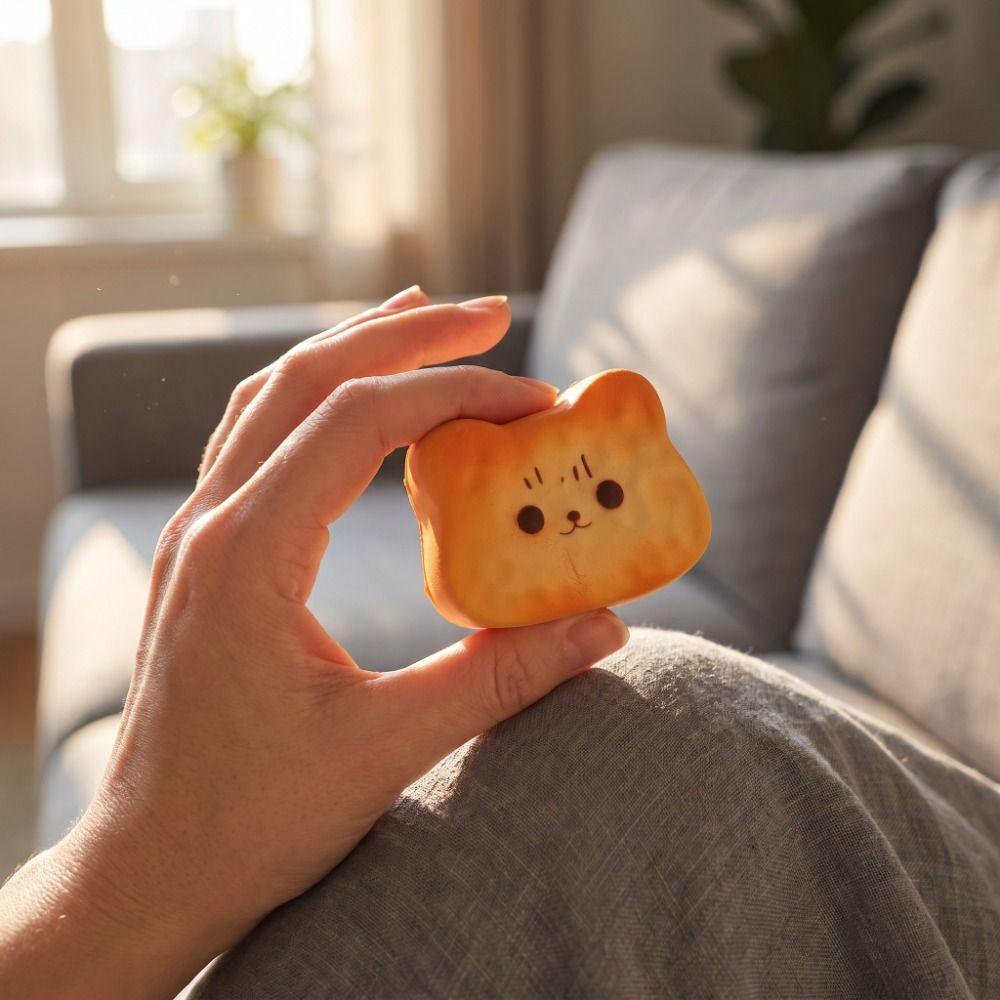 Lobster Toast Cat Squeeze Toy Crab Puppy Pinch Toy Cute Cartoon Fidget Toy  Practical Jokes