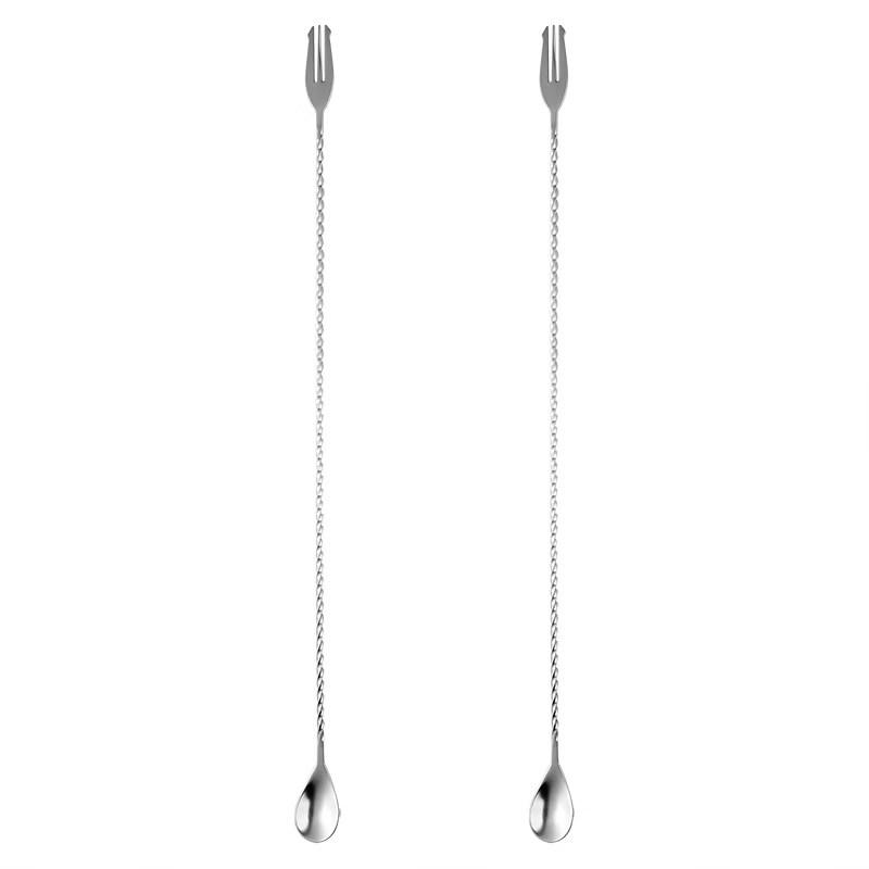ZISIZ 304 Stainless Steel Cocktail Stirring Spoon