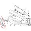 Black Beige Car Interior Left Right Door Inner Handle Panel Pull Trim Cover for BMW 3 Series E90 E91 E92 316 318 320 325 328i
