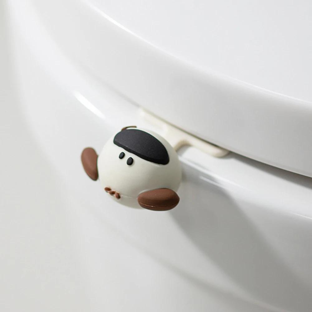 Mini Portable Cartoon Toilet Seat Lifter Toilet Lifting Device Avoid Touching Toilet Lid Handle  Accessories  Toilet Ring Handle