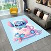 1pc Stitch Pattern Area Rug Soft Flannel Floor Mat for Living Room,Office,Bedroom and Carpet,Sofa Coffee Table Floor Mat
