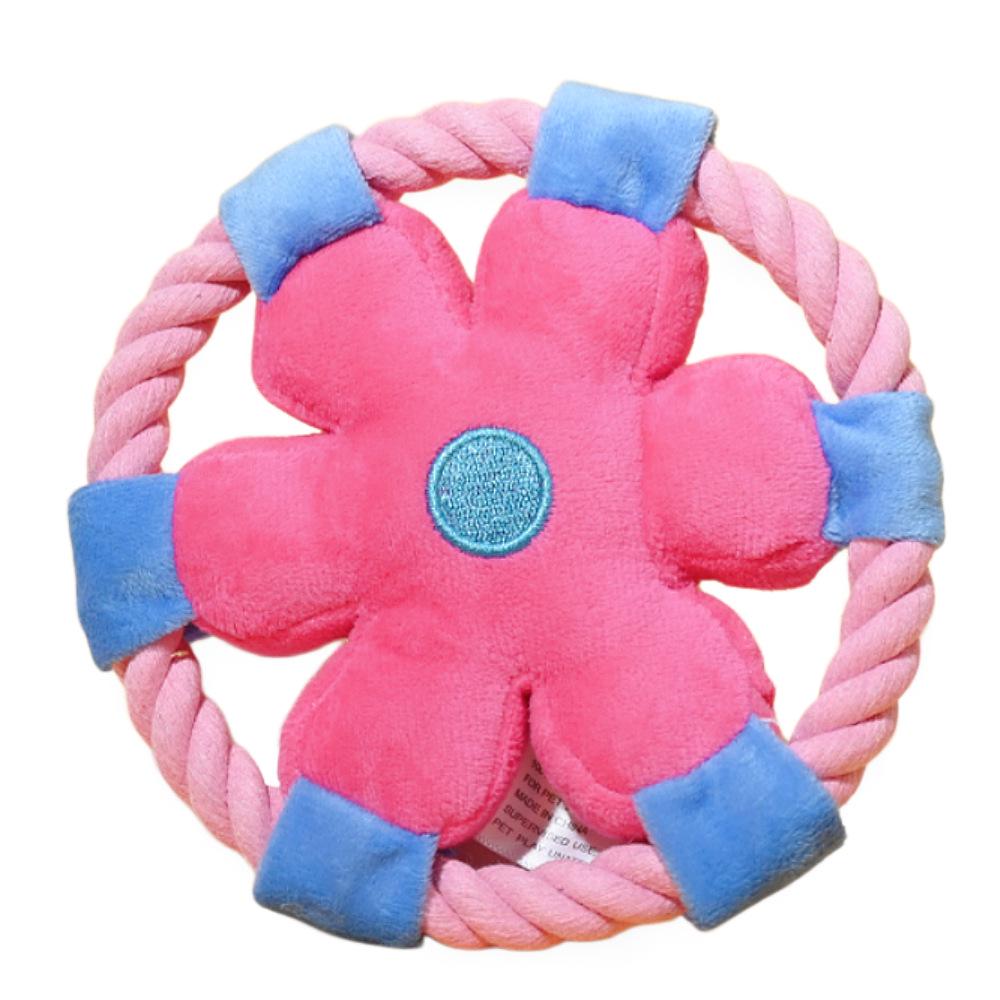 

Cotton Rope Flying Disc Dog Toy - Interactive Training & Chewing Aid