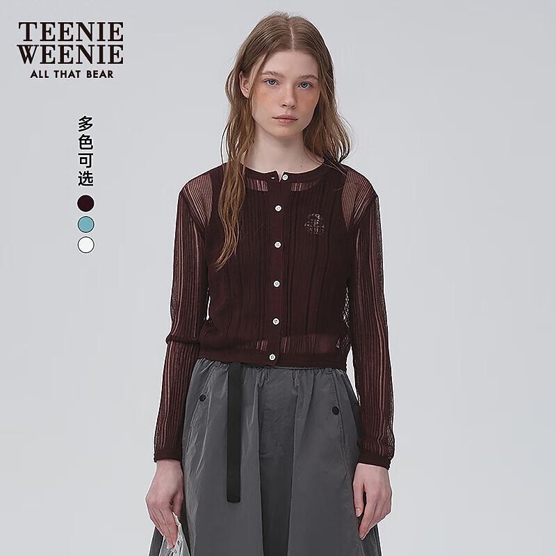 Teenie Weenie Bear Women's Lightweight Knit Cardigan