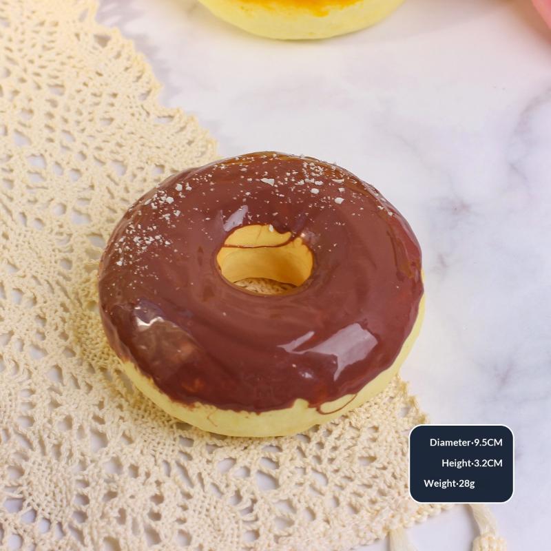 1Pcs Anti Stress Relief Toys Simulation Bread Toast Donuts Slow Rising Rebound Squeeze Toy For Kids Adults Desktop Decor