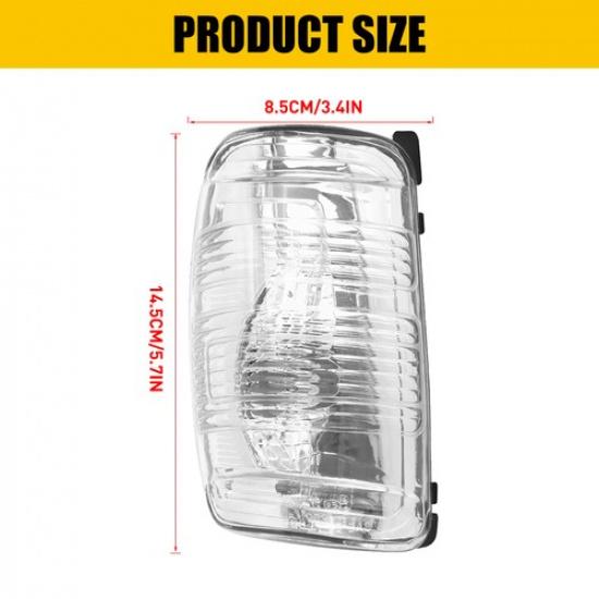 For 2015- FORD TRANSIT 250 150 350 HD Driver Mirror Side Turn Signal Light
