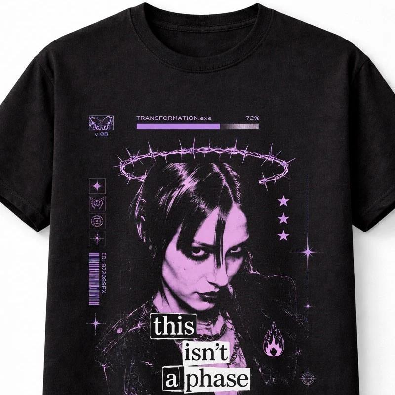 This Isnt A Phase Goth Girl Cyber Y2K Unisex TShirt S