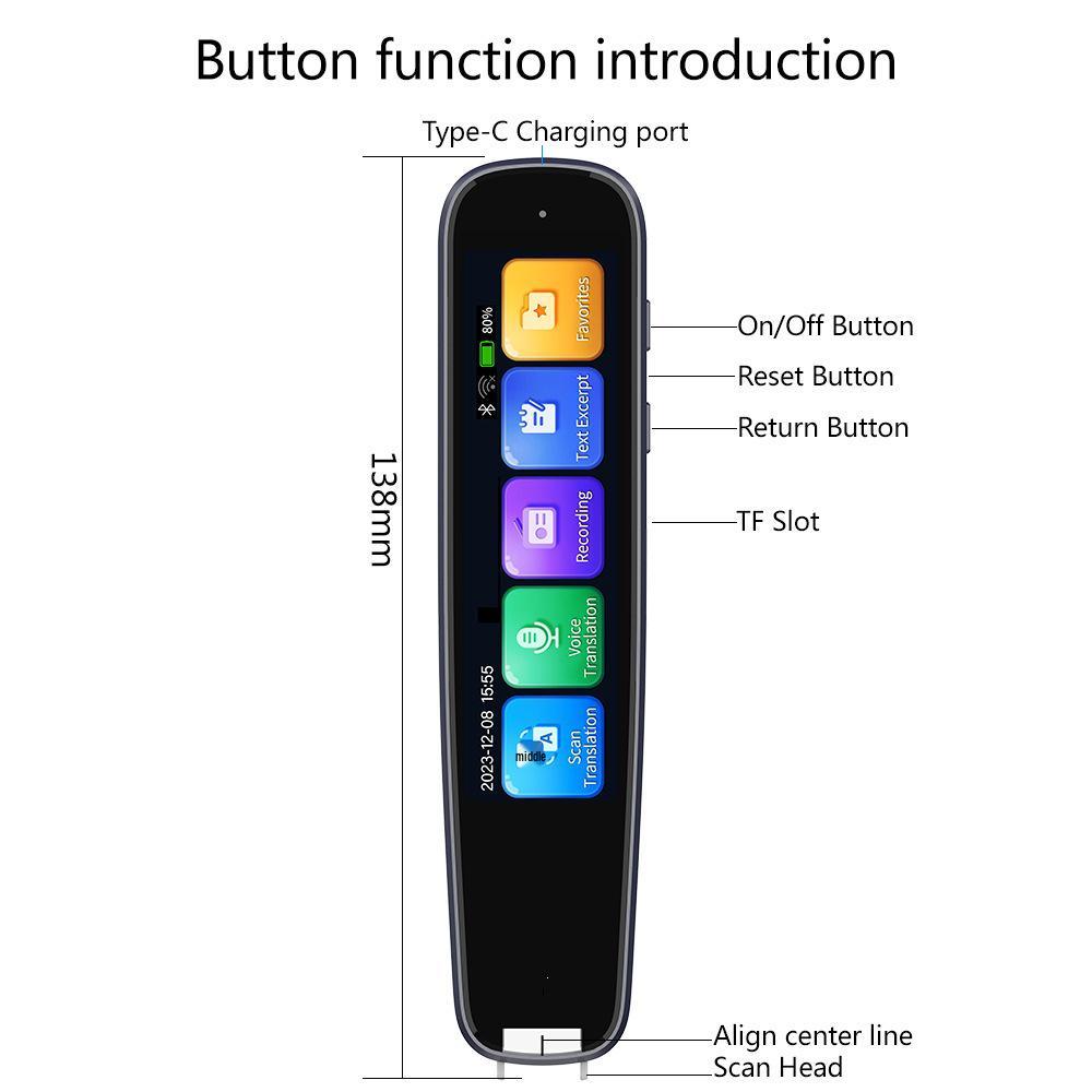 Dr. Bi Multilingual Translation and Reading Pen - International Version