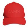 Kendrick Lamar Damn Baseball Cap Cotton Twill Breathable Contrast Two Tone Brim Snapback Flat Bill