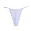 Breathable Soft Lace Flower Thongs Solid Color Underpants Low Waist Briefs Lingerie Traceless T-back Panties Daily Wear