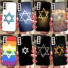David Jewish Star Symbol Case For Samsung Galaxy S20 FE S21 Ultra S8 S9 S10 Note 10 Plus Note 20 S22 Ultra Cover