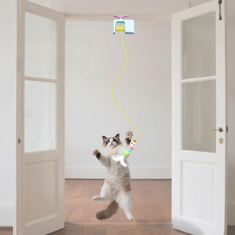 Interactive Pet Teaser Toy Cats Fun Rechargeable Electric Elevating Toy for Indoor Play and Fun Supplies
