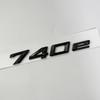 3D ABS Auto Kofferraum Wörter Buchstaben Logo Abzeichen Emblem Aufkleber für BMW 7er Serie 730e 740e 745e 750e 760e F01 F02 G11 G12 uw2