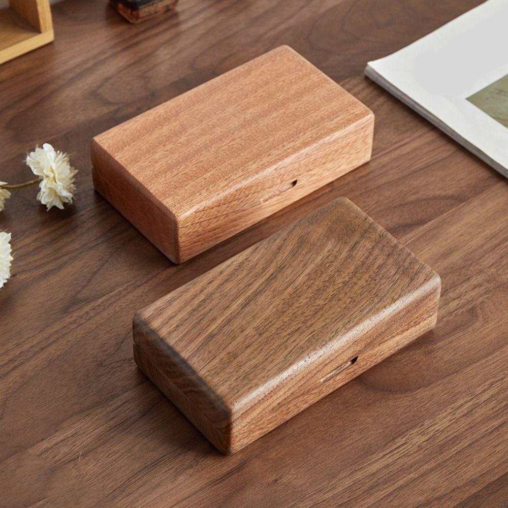 Holder Wooden Jewelry Box Bracelets Earrings Storage Case Portable Jewelry Display Box  Outdoors
