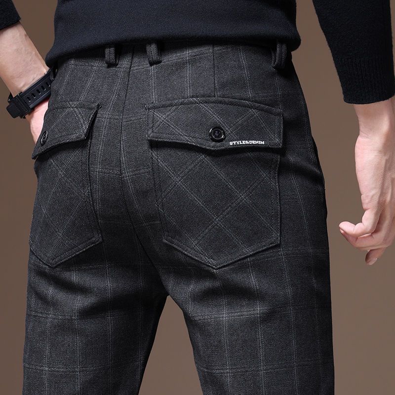 

Мужские повседневные брюки, весна-лето, новые хлопковые льняные брюки, комбинезоны, деловые облегающие прямые брюки, повседневные универсальные мужские брюки 36