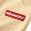 Für Jungen und für den Kindergarten und beige [Miki House] WEB-exklusive 3/4-Hose, Stretch, uni, Logo, Mädchen, Baby, Kinder, Kinderbekleidung,