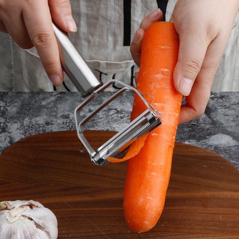 1 Stück Küche Zuhause multifunktionaler Karottenreibe; Gemüseschneider; Schäler; Rettichreibe; Schredder