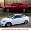 For Hyundai Accent 2012 2013 2014 2015 2016 2017 Car Side Window Visor Deflector Vent Awnings Shelters Rain Guard Cover