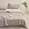 MUJI-Style A-Grade Jersey Cotton Quilt with Cloud Pattern - Cool Silk Summer & Air Conditioning Use (100% Pure Cotton Core)