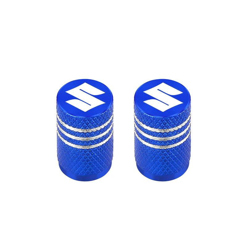 Tappi Valvola Pneumatico Ruota Moto Lega di Alluminio Copri Stelo Cerchione Pneumatico Per Suzuki GSXF SV 650 B-King BURGMAN DRZ GSR GSR750