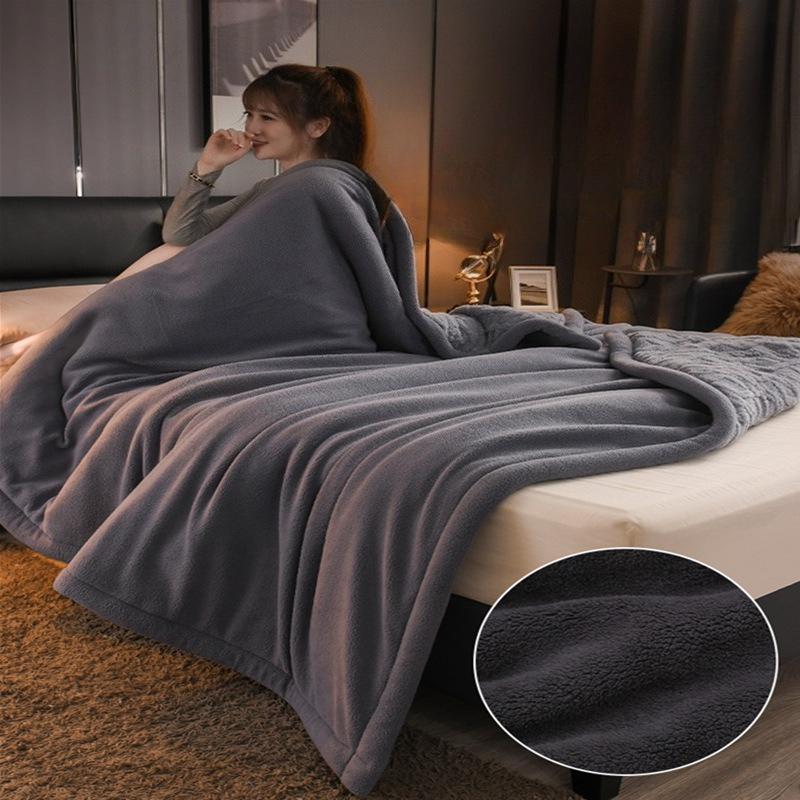 2026 Cozy Winter Plush Fleece Blanket Ultra Soft Warm for Bed Couch Lounge Essential