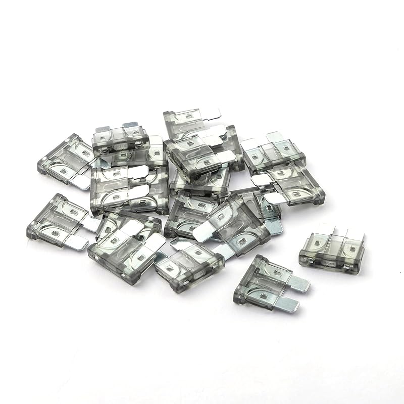 100Pcs 3 Amp Fuses HVAC ATC/ATO Stanbdard Fuse, 3A Car Fuse Blade for Automotive, Truck, Boat, Motorcycle