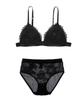Lanjelihan Chiclamant Bralette Black 2-Set [Bra + Panties]
