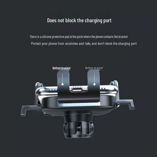 Multi-functional Suction Cup and Air Vent Car Phone Holder