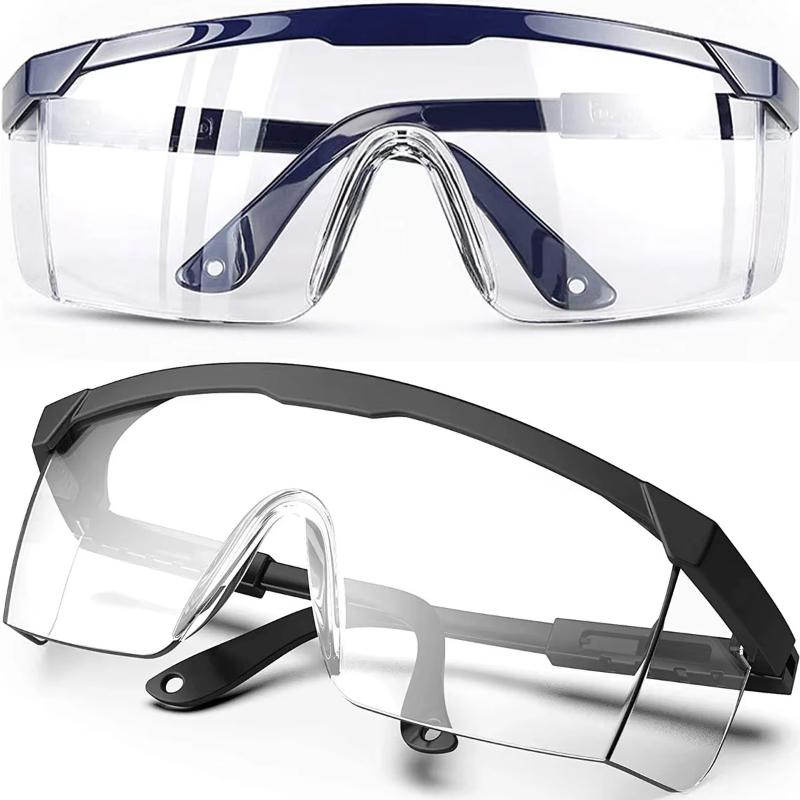 40PCS Splash-Resistant Safety Goggles High-Definition Work Goggles For Laboratory Use Windproof And Dustproof Cycling Gear