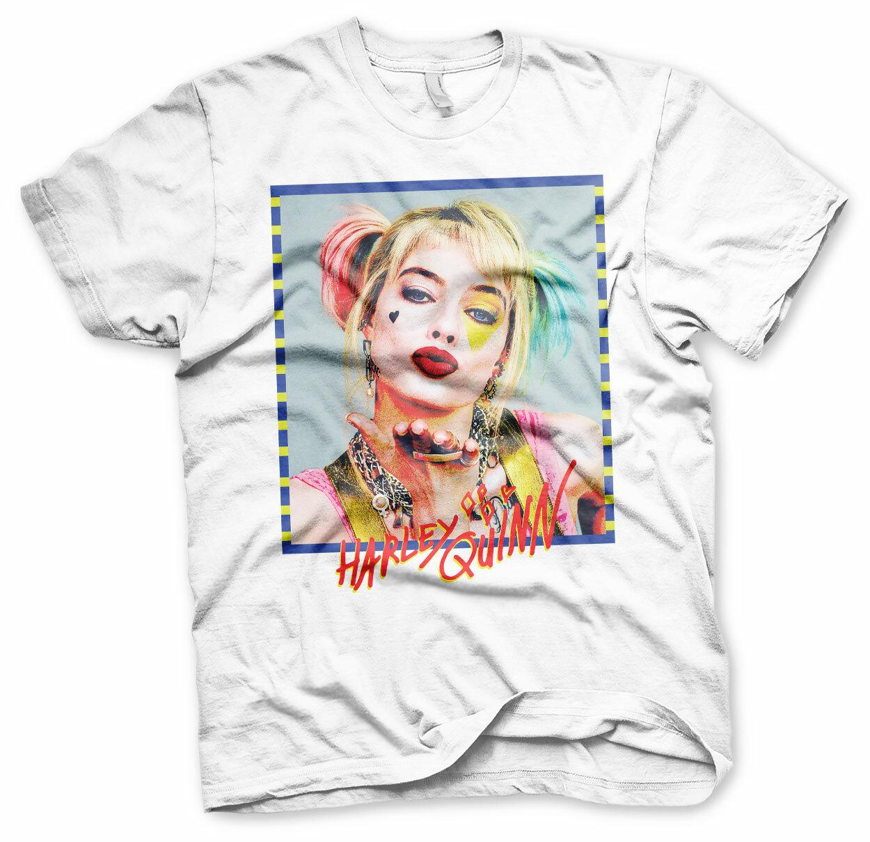 Authorized Birds of Prey Harley Quinn Kiss Large Tall 3XL4XL5XL T-Shirt S