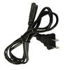 5ft US Plug 2-Prong Figure 8 AC Power Cord Adapter Cable for Sony PS2 PS3 Laptop
