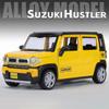 1/22 Suzuki Hustler SUV Alloy Car Model Sound and Light Pull Back Children's Toy Collectibles Birthday Gift
