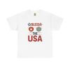 Patriotic Bless the USA Tee, Independence Day Shirt, Red White Blue, Summer BBQ