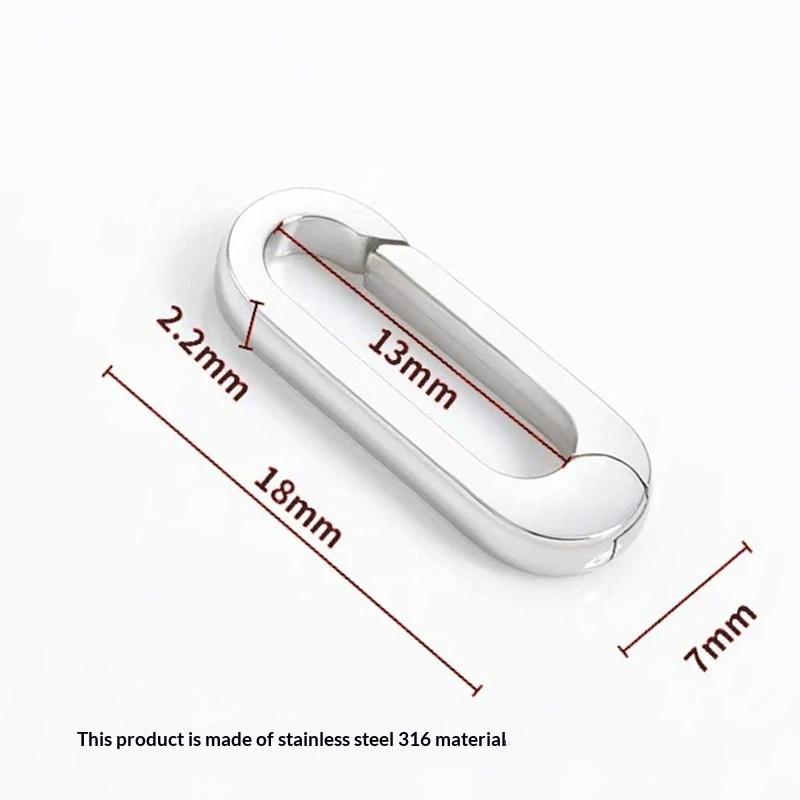 1/2 Peças Conectores de Pulseira de Aço Inoxidável Fivela Fechos Lagosta Gancho de Mola Acessórios Para Fazer Joias Diy