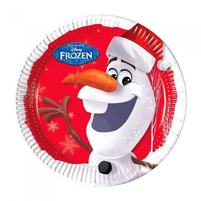 frozen Olaf Weihnachtsparty-Teller (Packung mit 8)