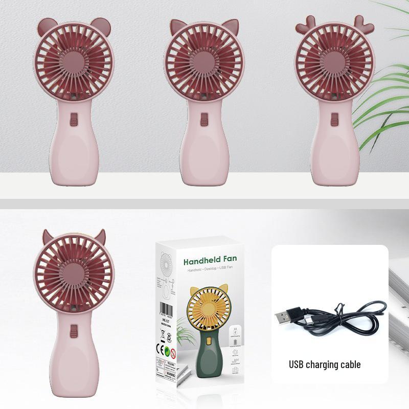 Portable USB Rechargeable Mini Fan for Students and Children
