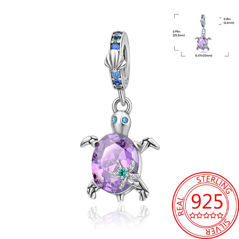 Summer Copper Sea World Kingdom Charm Pendant Beads Fit Charms Original Bracelet For Women Jewelry Making