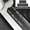 9PCS Car Door Sills Guards Stickers Film Anti Scratch Carbon Fiber Protector Scuff Pedal Cover Auto Accessories