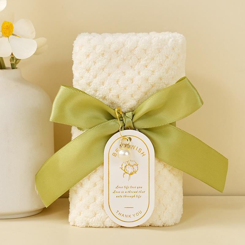 Wedding Cake Wedding Ceremony Gift Towel Coral Velvet Baroque Towel Multicolor Optional Gift