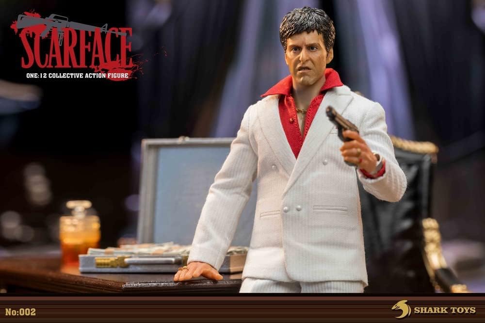 Figure Furious Tony Furious Tony 002A Scarface Movie Pacino [SHARK TOYS] 1/12