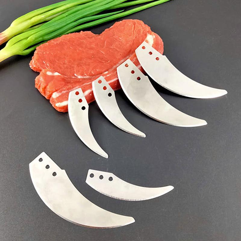 4/8Pcs 85Mm Agricultural Chopper Blade Breeding Chicken Duck And Pig Feed Fruit And Vegetable Cutting Machine Farm Cutter Grass