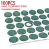 25/100pcs 18650 21700 26650 32650 Li-ion Battery Insulation Gasket Barley Paper Battery Pack Cell Hollow Electrode Insulated Pad