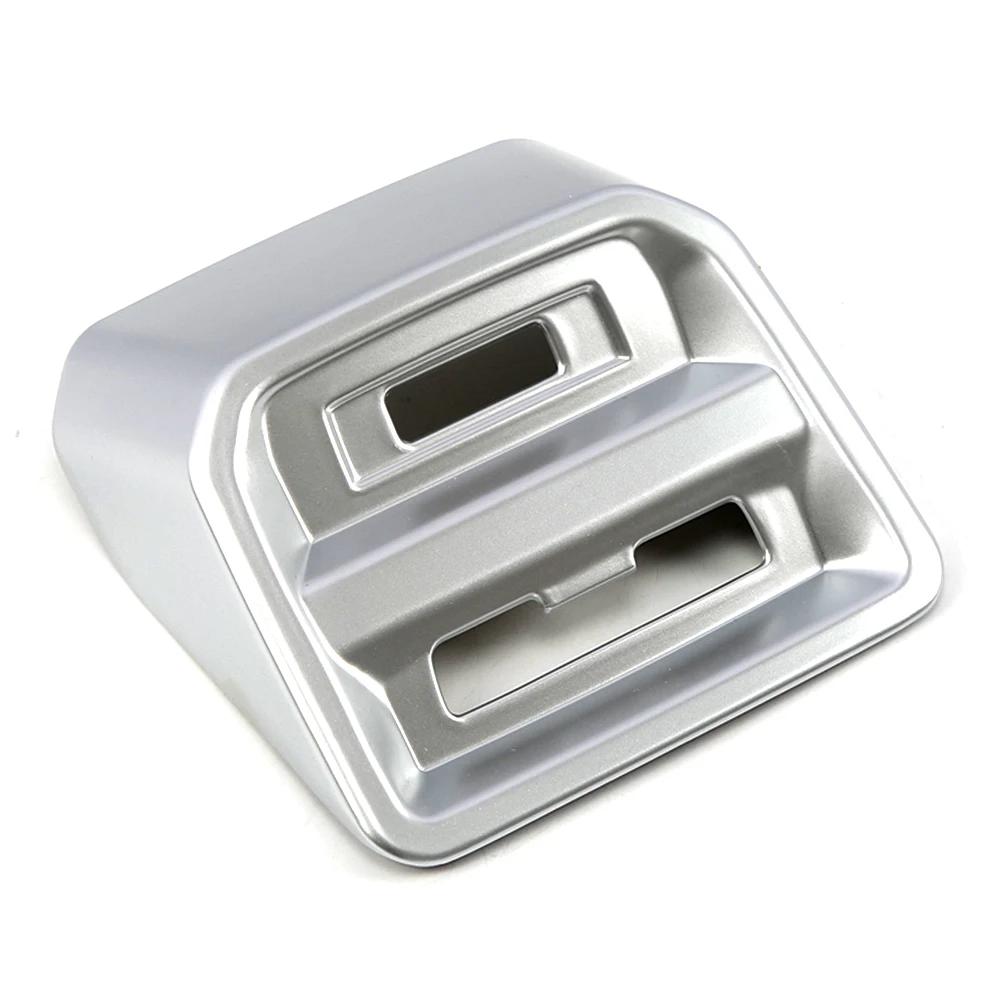 Para Volkswagen VW Tiguan MK2 2017-2019 Consola central Caja de almacenamiento Reposabrazos Caja Toma de CA Ventilación Panel USB Cubierta Embellecedora