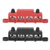 2Pcs 4 Terminal Bus Bar 48V Copper Stud Power Distribution Block  Gather Wiring Harnesses