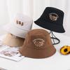 Big head circumference bucket hat boys and girls casual versatile face small wide brim sun hat couple basin hat