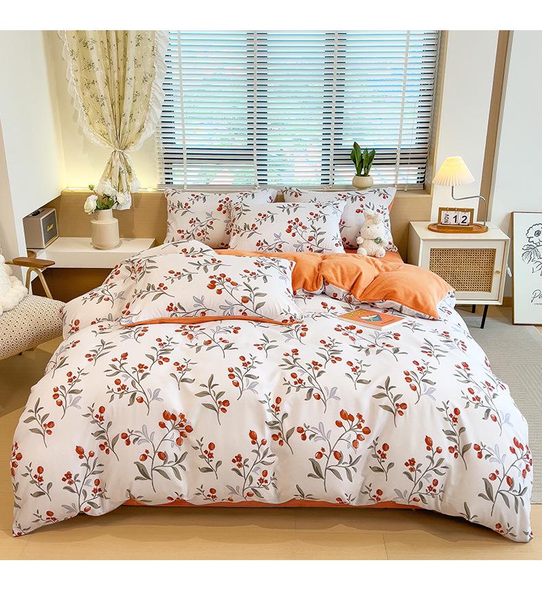 Winter Skin-Friendly Thick Milk Velvet Duvet Cover - Cozy, Warm & Ideal for Sleeping Naked in Dorms