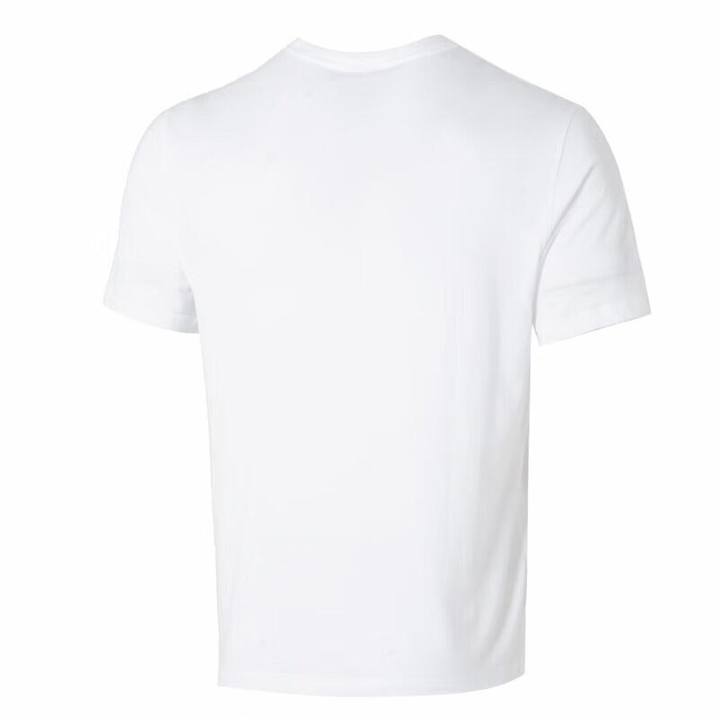 PUMA T Shirts Men's White Crew Neck Moderate Straight Fit 691340-52
