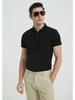 230g Double-sided Cotton Air-layer Shirt-collar Short-sleeve T-shirt Solid Color Minimalist Lightweight Breathable Business T-shirt